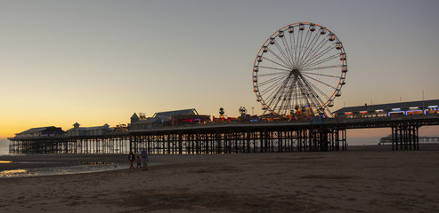 Blackpool sunset