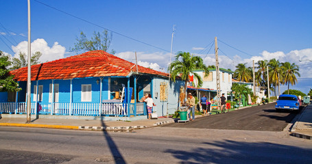 street in varadero, cuba