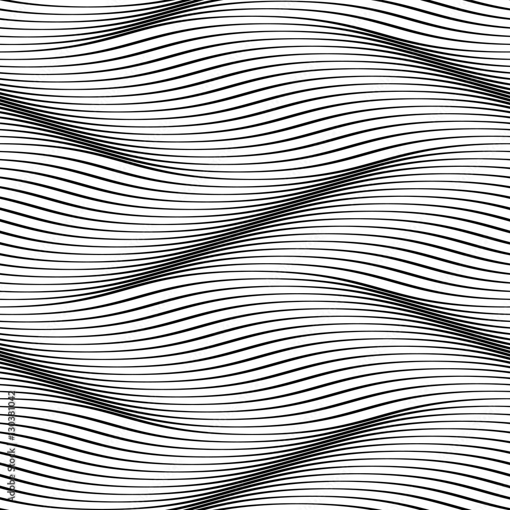 Poster absract seamless pattern background waves surface