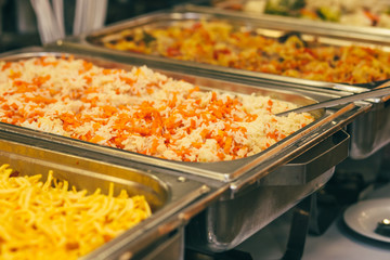 catering food wedding buffet