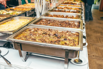 catering food wedding buffet
