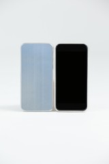 Close-up of mobile phones