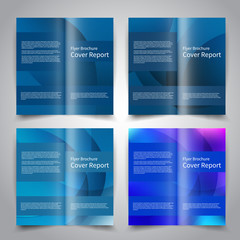 Brochure design templates set