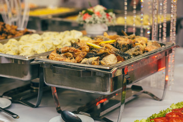 catering food wedding buffet