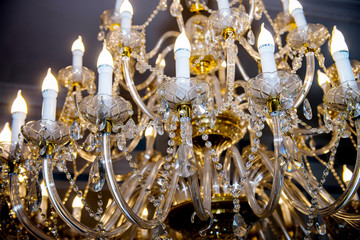 chandelier with candles