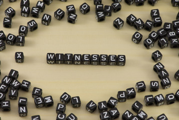The concept of the word witness