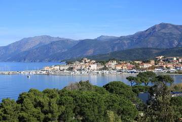 Obraz premium St. Florent on Corsica Island, France
