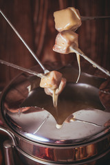 The cheese fondue