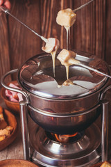 The cheese fondue