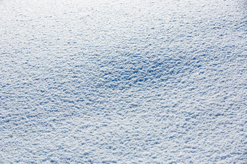 texture of snow surface