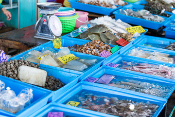 Seafood Market in Thailand