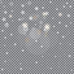winter snow transparent backdrop