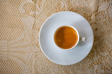 Simple hot espresso