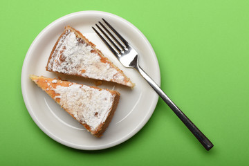 apple pies on white plate