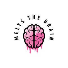 Vector brain logo
