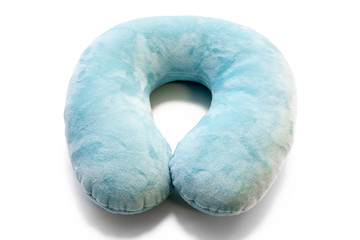 Light Blue comfortable travel neck pillow