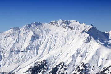 Fototapeta na wymiar Alps winter - ski region in Austria