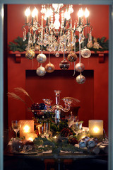 Christmas dining table