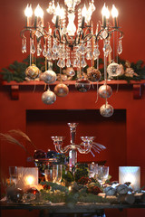 Christmas dining table