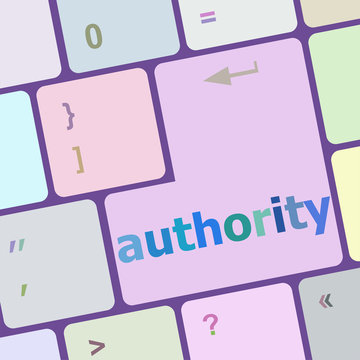 autority button on computer keyboard key