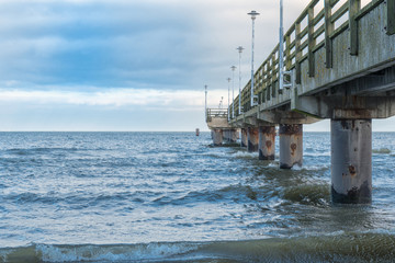 Fototapeta na wymiar Seebrücke