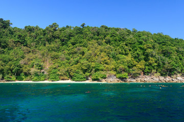 Fototapeta na wymiar Surin islands, Phang-nga Thailand.