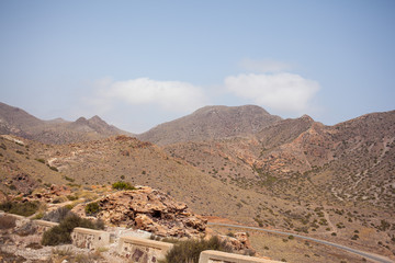 Paisaje de Almería, España