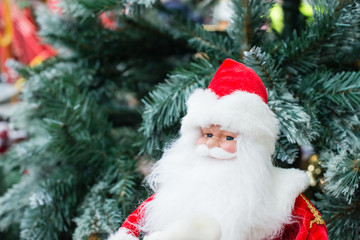 Father Christmas toy close up