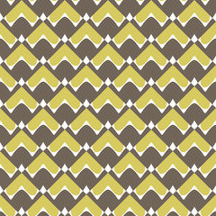 Seamless Art deco Mountain Vector Pattern background. Packaging pattern.