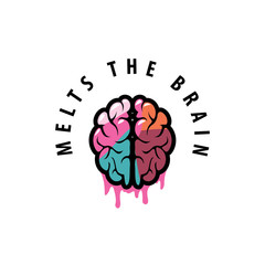 Vector brain logo