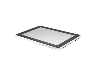 Tablet PC isolated on white background