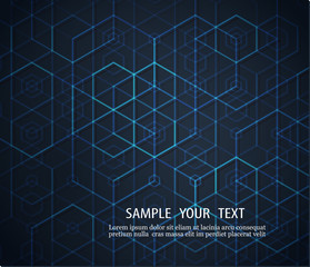 Abstract geometric vector background