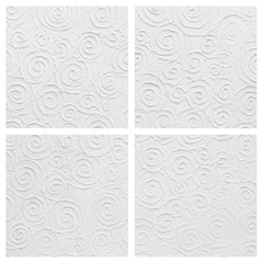 White paper with decorative section pattern for background