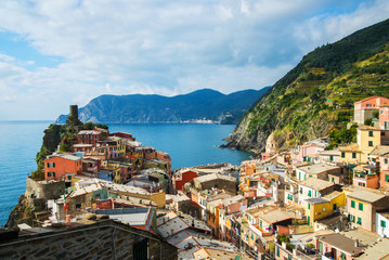 Naklejka premium Vernazza, Cinque Terre Włochy, Europa