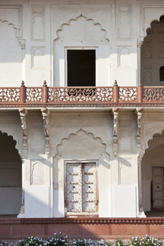 Khas Mahal Palace built 17th Century by Mughal Shah Jehan for his daughters inside Agra Fort