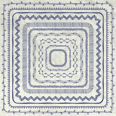 Vector Pen Drawing Doodle Frames and Borders