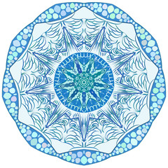 original lace ornament vector snowflake