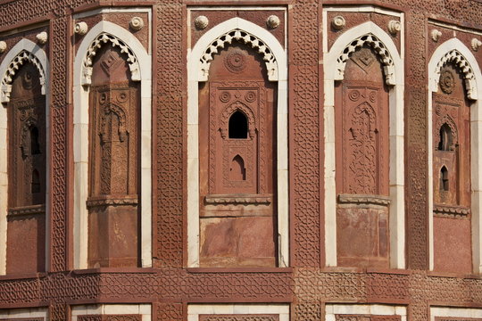 Agra Fort the Jahangir Mahal, zenana palace residence of Rajput wives of Mughal Emperor Akbar