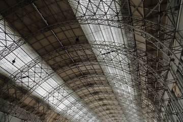 MOSCOW, RUSSIA - DECEMBER 10, 2016: Interior of the Kievskiy railway station