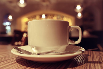blurred background coffee tea cup teapot