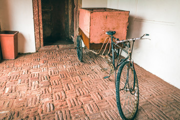 transportation antique bicycle