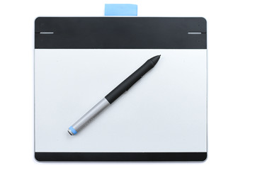 Digital graphic tablet and pen