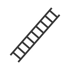 Construction ladder equipment icon vector illustration graphic design