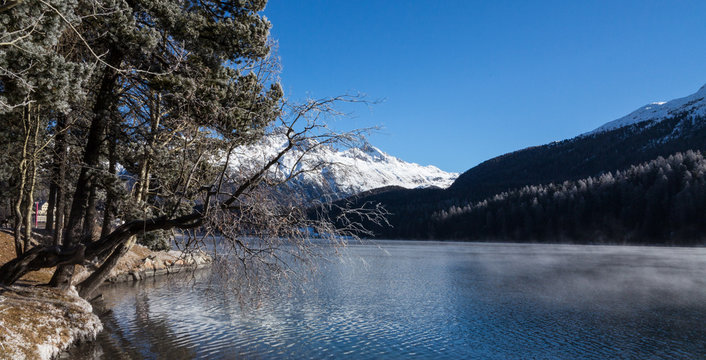 Lago di Sankt Moritz - Inverno in Engadina