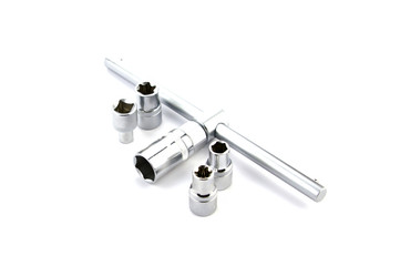 Hand tools isolated on a white background