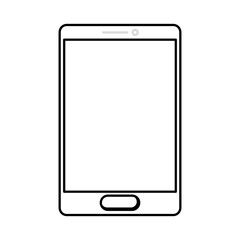 Mobile smartphone technology icon vector illustration graphic design