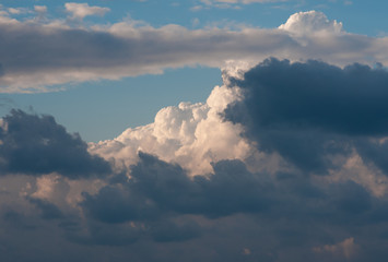 Naklejka na ściany i meble sky with clouds and clouds