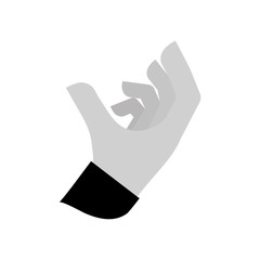 Hand holding something icon vector illustration graphic design