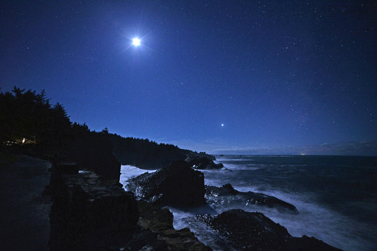 Starscape from Shore Acres Oregon