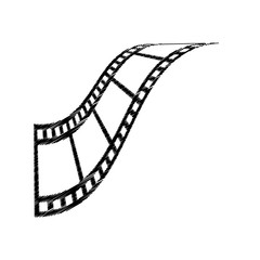 Naklejka premium Movie roll equipment icon vector illustration graphic design